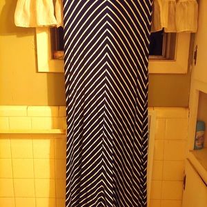 Long style Chevron skirt